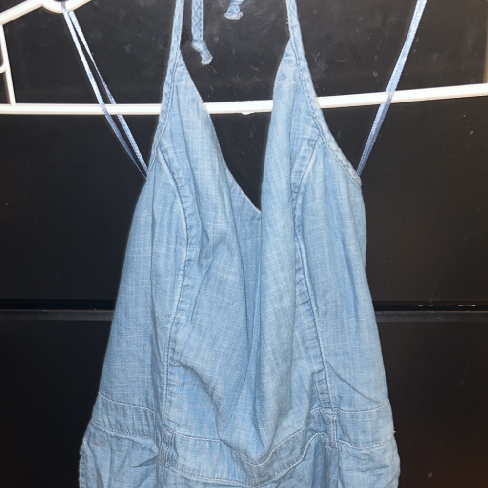 Denim Romper